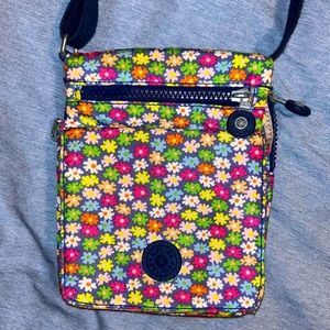 EUC Kipling New Eldorado Crossbody Bag - Poppy Spray Multi